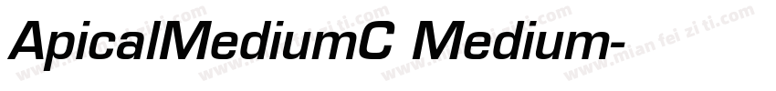 ApicalMediumC Medium字体转换